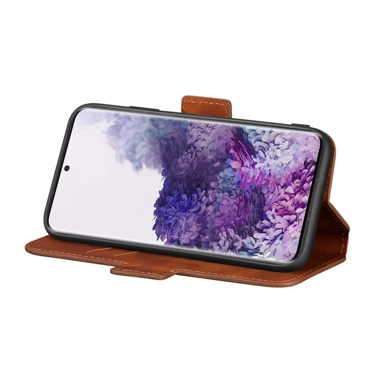 For Galaxy S20+ Vintage Matte Oil-edge Horizontal Flip Leather Case with Bracket & Card Slots