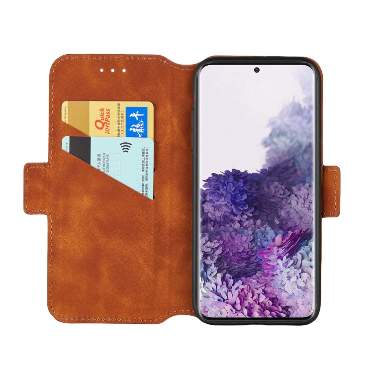 For Galaxy S20+ Vintage Matte Oil-edge Horizontal Flip Leather Case with Bracket & Card Slots