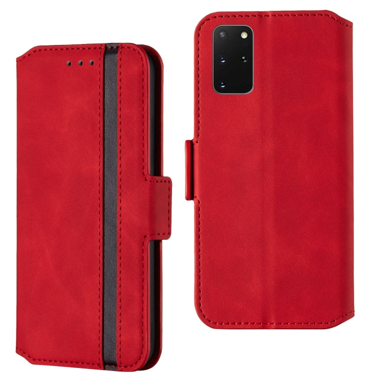 For Galaxy S20+ Vintage Matte Oil-edge Horizontal Flip Leather Case with Bracket & Card Slots
