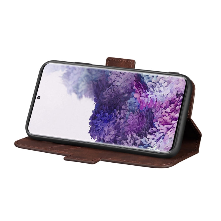 For Galaxy S20+ Vintage Matte Oil-edge Horizontal Flip Leather Case with Bracket & Card Slots