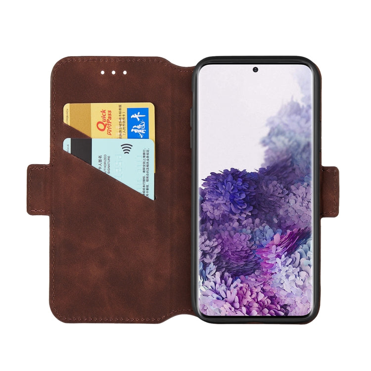 For Galaxy S20+ Vintage Matte Oil-edge Horizontal Flip Leather Case with Bracket & Card Slots