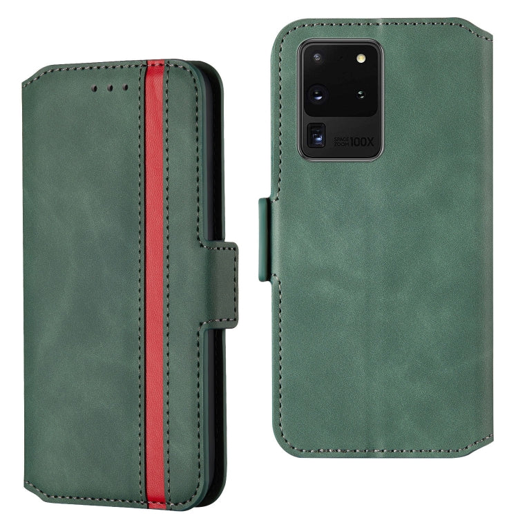 For Galaxy S20 Ultra Vintage Matte Oil-edge Horizontal Flip Leather Case with Bracket & Card Slots