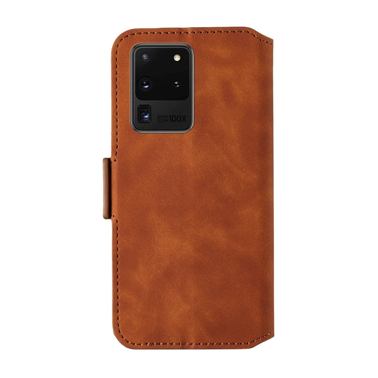 For Galaxy S20 Ultra Vintage Matte Oil-edge Horizontal Flip Leather Case with Bracket & Card Slots