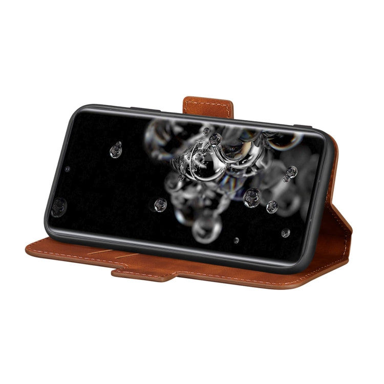 For Galaxy S20 Ultra Vintage Matte Oil-edge Horizontal Flip Leather Case with Bracket & Card Slots