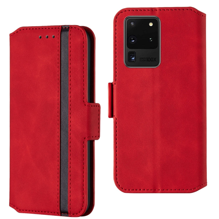 For Galaxy S20 Ultra Vintage Matte Oil-edge Horizontal Flip Leather Case with Bracket & Card Slots