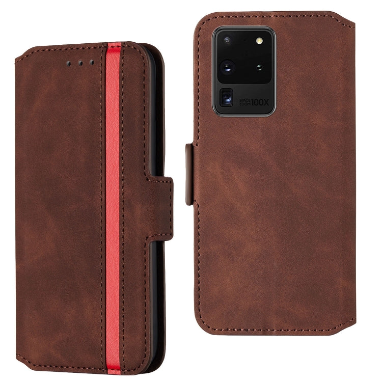 For Galaxy S20 Ultra Vintage Matte Oil-edge Horizontal Flip Leather Case with Bracket & Card Slots