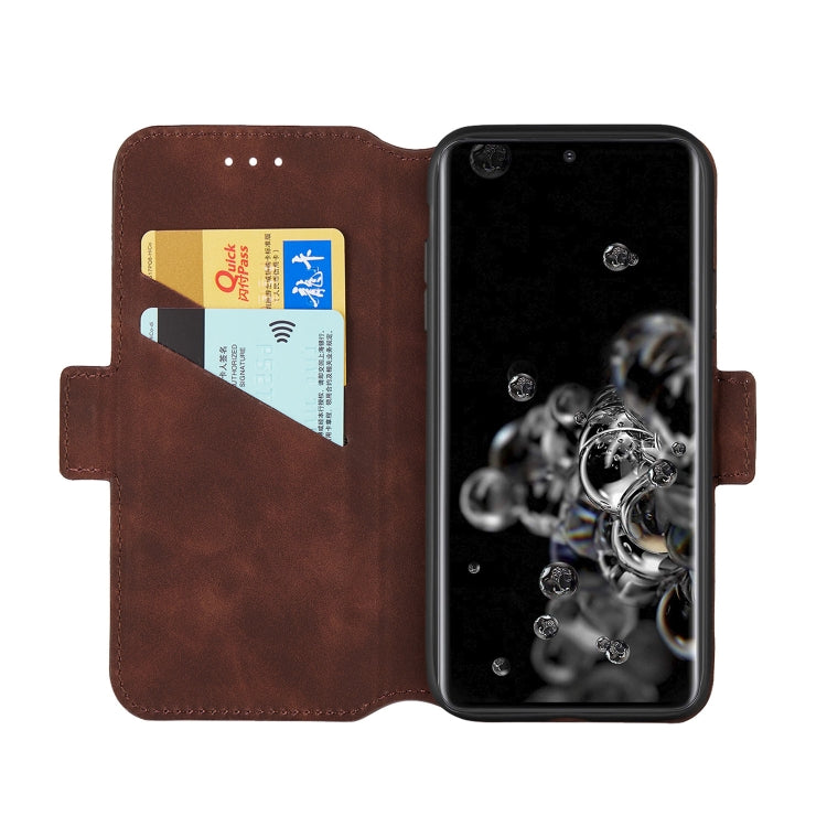 For Galaxy S20 Ultra Vintage Matte Oil-edge Horizontal Flip Leather Case with Bracket & Card Slots