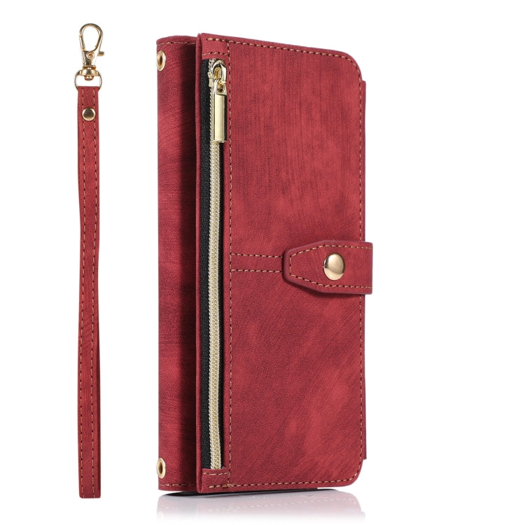 For Samsung Galaxy S23 5G Dream 9-Card Wallet Zipper Bag Leather Phone Case