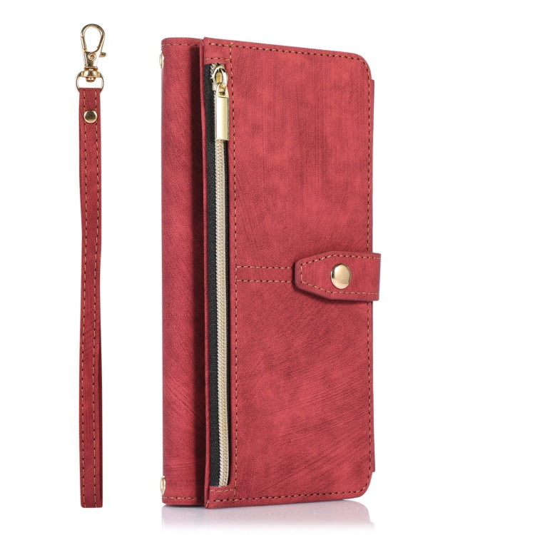 For Samsung Galaxy S23 Ultra 5G Dream 9-Card Wallet Zipper Bag Leather Phone Case