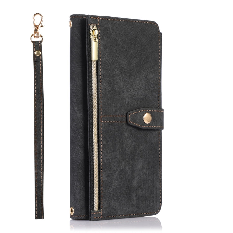 For Samsung Galaxy S23 Ultra 5G Dream 9-Card Wallet Zipper Bag Leather Phone Case