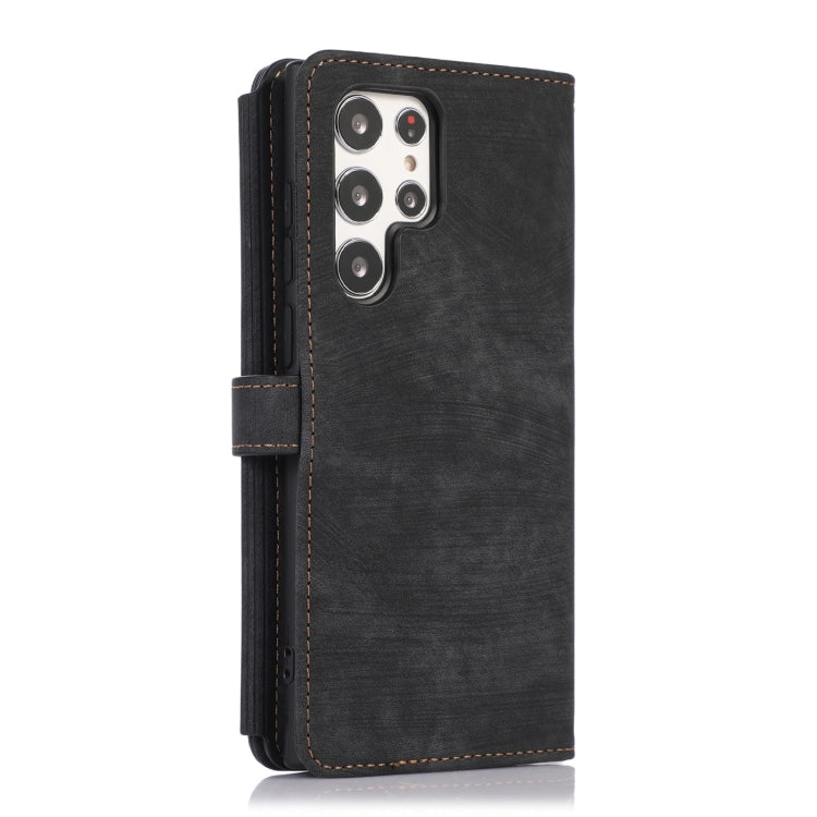 For Samsung Galaxy S23 Ultra 5G Dream 9-Card Wallet Zipper Bag Leather Phone Case