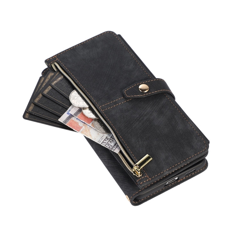 For Samsung Galaxy S23 Ultra 5G Dream 9-Card Wallet Zipper Bag Leather Phone Case