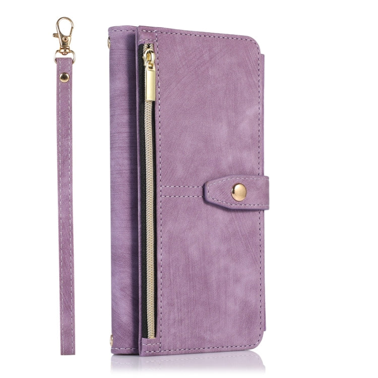 For Samsung Galaxy S23 Ultra 5G Dream 9-Card Wallet Zipper Bag Leather Phone Case