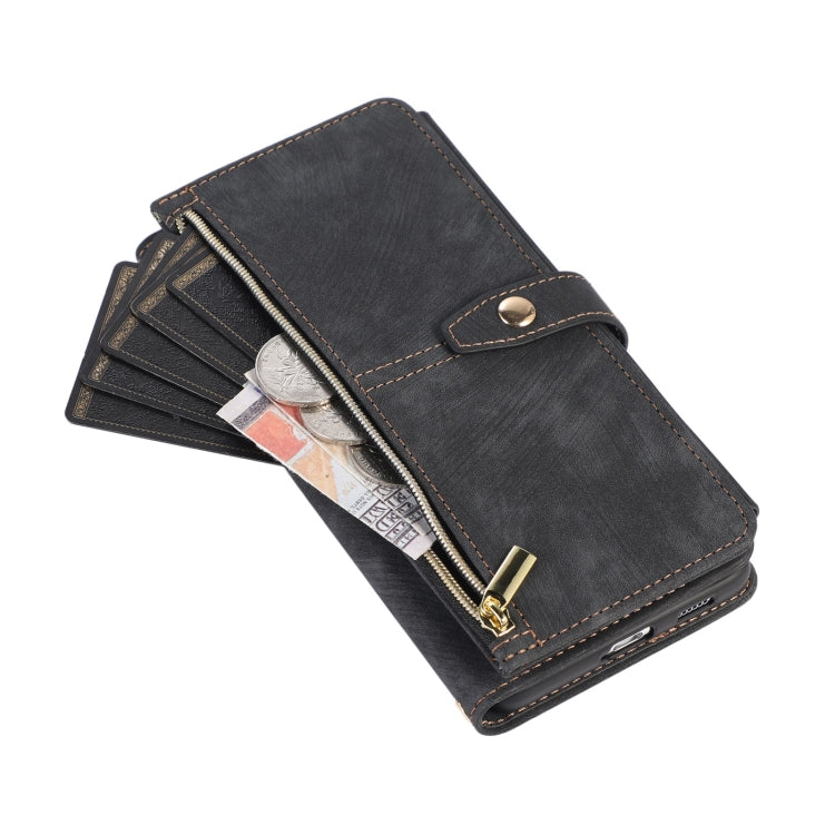For Samsung Galaxy S21 Ultra 5G Dream 9-Card Wallet Zipper Bag Leather Phone Case