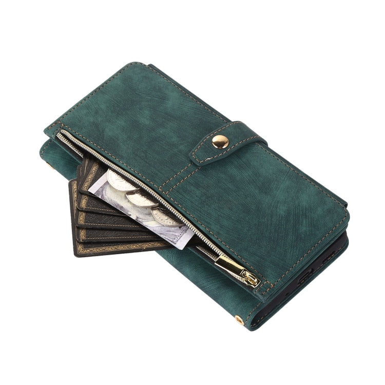 For Samsung Galaxy S20 Dream 9-Card Wallet Zipper Bag Leather Phone Case