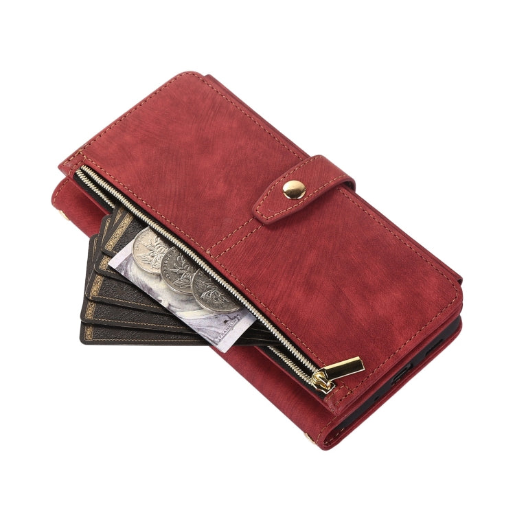 For Samsung Galaxy S20 Dream 9-Card Wallet Zipper Bag Leather Phone Case