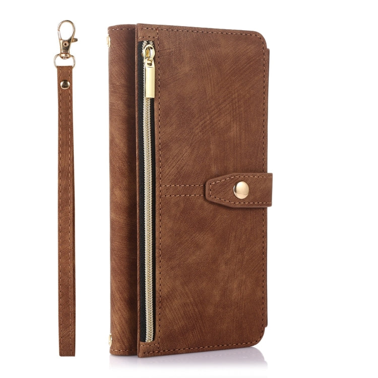 For Samsung Galaxy S20 Dream 9-Card Wallet Zipper Bag Leather Phone Case