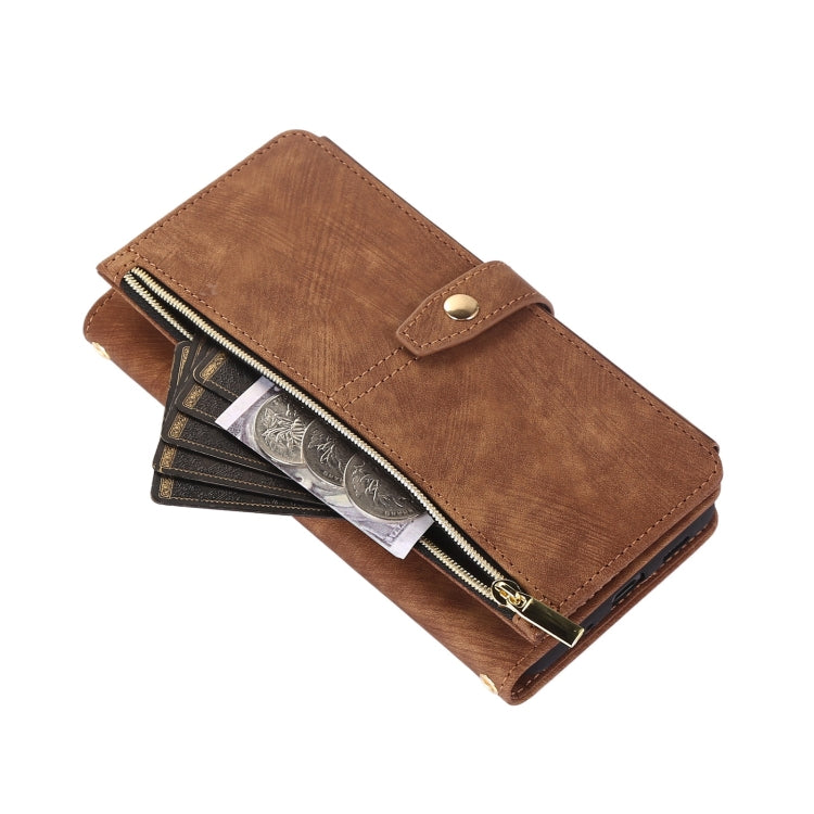 For Samsung Galaxy S20 Dream 9-Card Wallet Zipper Bag Leather Phone Case
