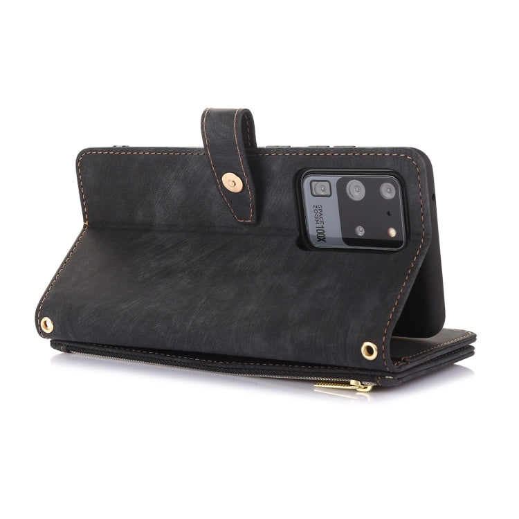 For Samsung Galaxy S20 Dream 9-Card Wallet Zipper Bag Leather Phone Case