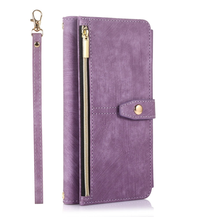 For Samsung Galaxy S20 Dream 9-Card Wallet Zipper Bag Leather Phone Case