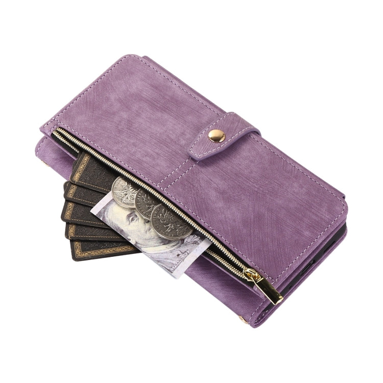 For Samsung Galaxy S20 Dream 9-Card Wallet Zipper Bag Leather Phone Case