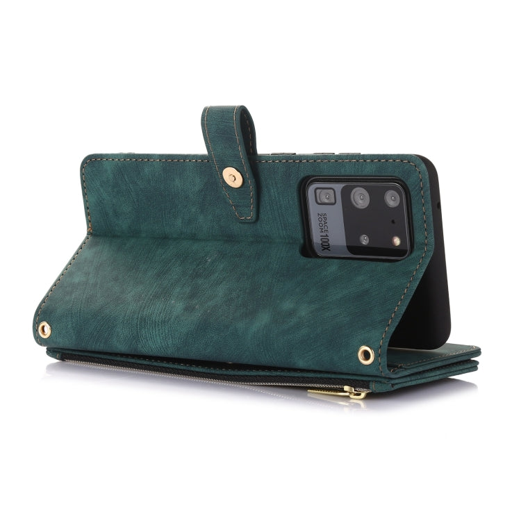 For Samsung Galaxy S20+ Dream 9-Card Wallet Zipper Bag Leather Phone Case