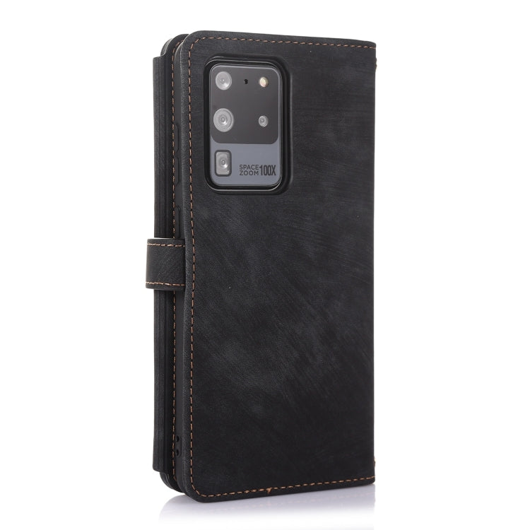 For Samsung Galaxy S20 Ultra Dream 9-Card Wallet Zipper Bag Leather Phone Case