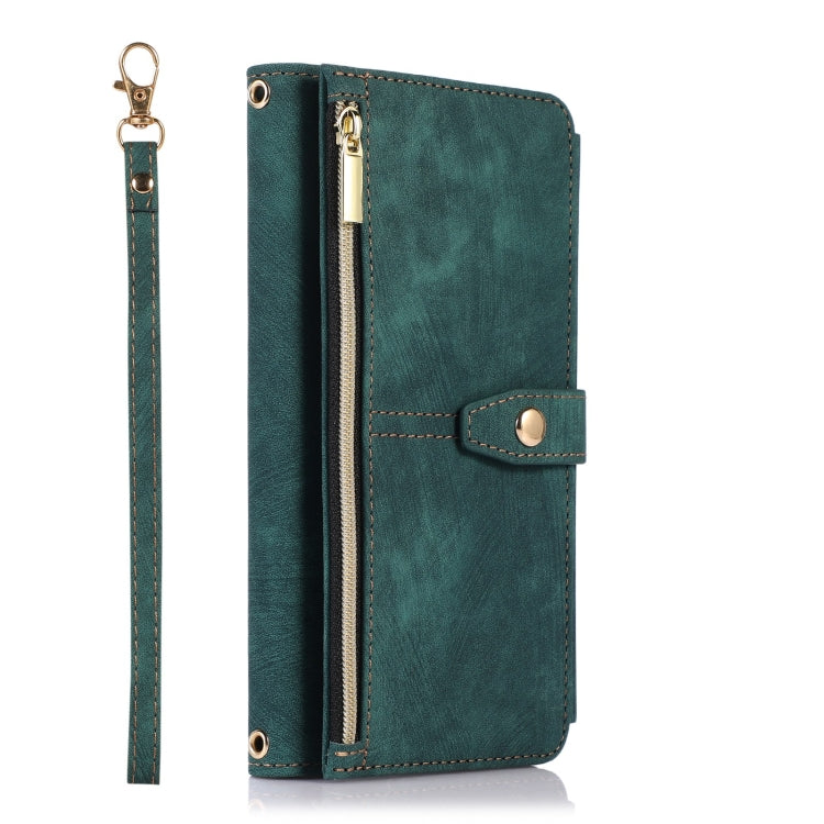 For Samsung Galaxy S20 FE Dream 9-Card Wallet Zipper Bag Leather Phone Case