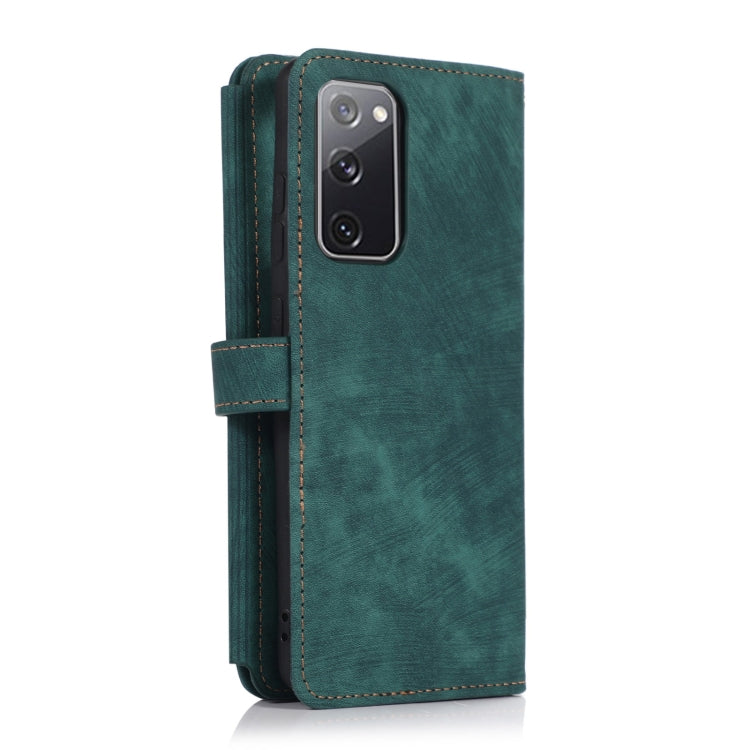 For Samsung Galaxy S20 FE Dream 9-Card Wallet Zipper Bag Leather Phone Case