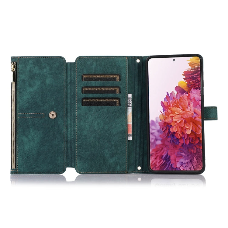 For Samsung Galaxy S20 FE Dream 9-Card Wallet Zipper Bag Leather Phone Case