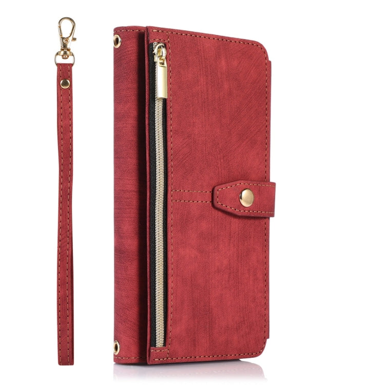 For Samsung Galaxy S20 FE Dream 9-Card Wallet Zipper Bag Leather Phone Case