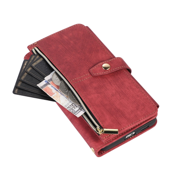 For Samsung Galaxy S20 FE Dream 9-Card Wallet Zipper Bag Leather Phone Case