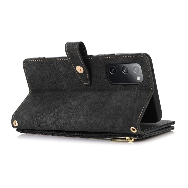 For Samsung Galaxy S20 FE Dream 9-Card Wallet Zipper Bag Leather Phone Case