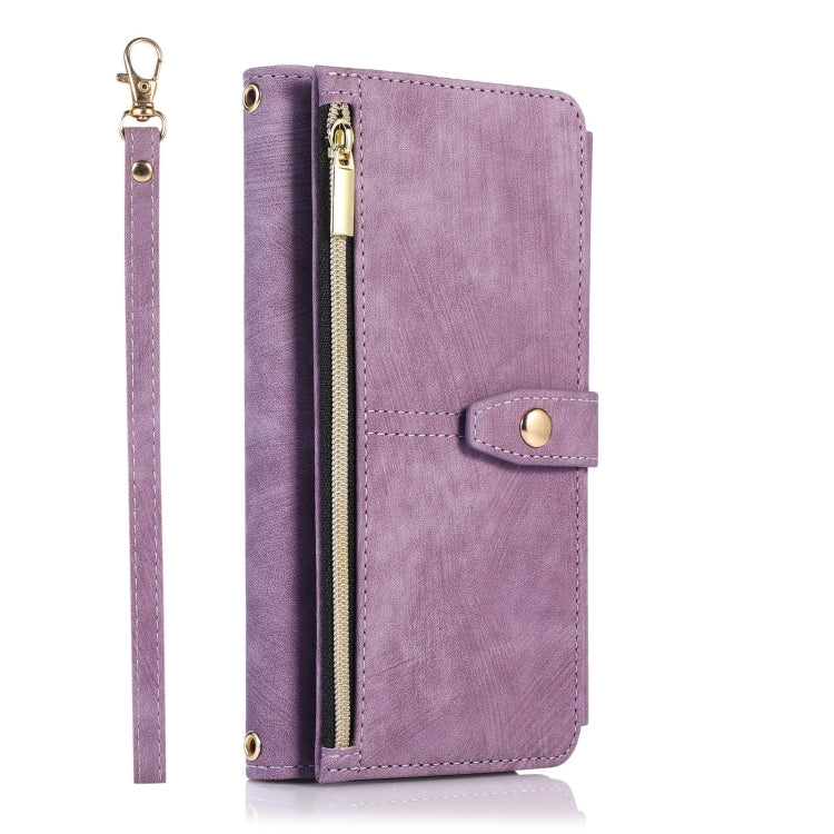 For Samsung Galaxy S20 FE Dream 9-Card Wallet Zipper Bag Leather Phone Case