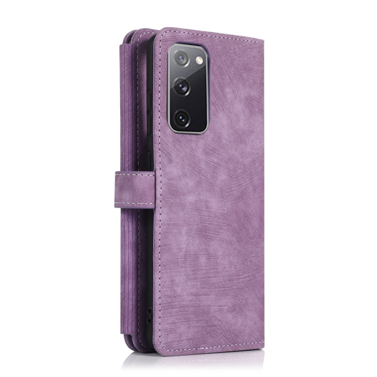 For Samsung Galaxy S20 FE Dream 9-Card Wallet Zipper Bag Leather Phone Case