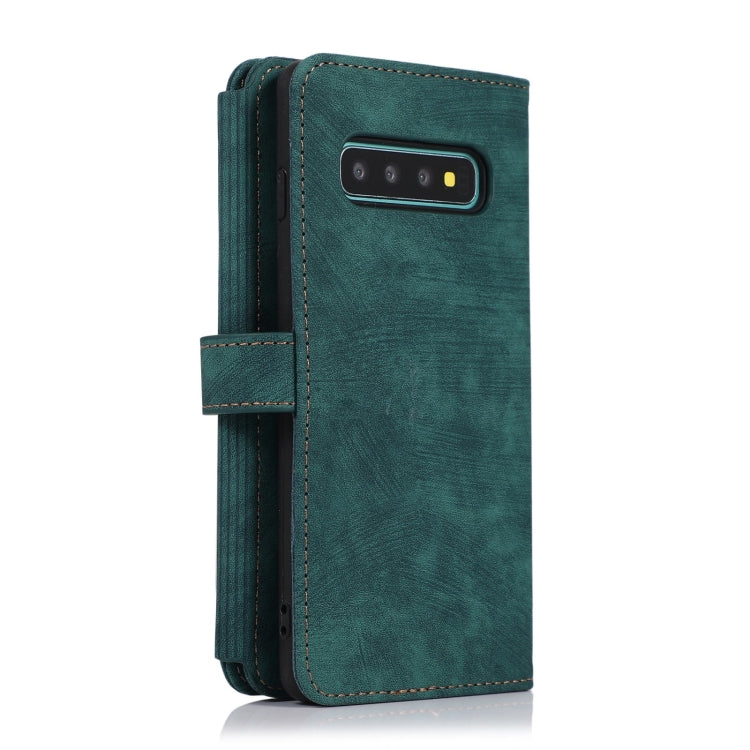 For Samsung Galaxy S10 Dream 9-Card Wallet Zipper Bag Leather Phone Case