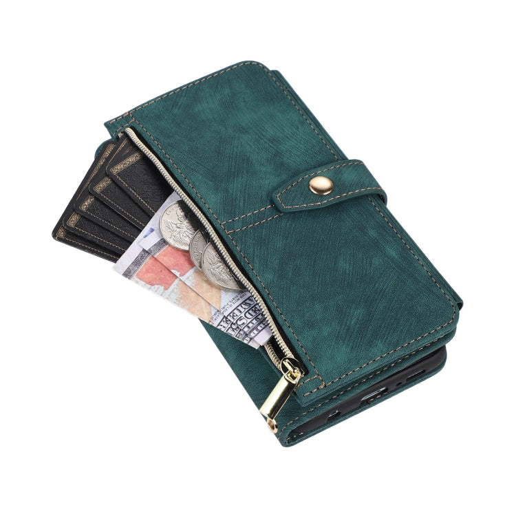 For Samsung Galaxy S10 Dream 9-Card Wallet Zipper Bag Leather Phone Case
