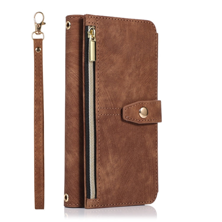 For Samsung Galaxy S10 Dream 9-Card Wallet Zipper Bag Leather Phone Case