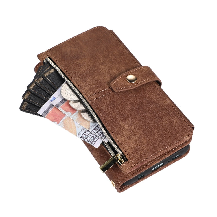 For Samsung Galaxy S10 Dream 9-Card Wallet Zipper Bag Leather Phone Case