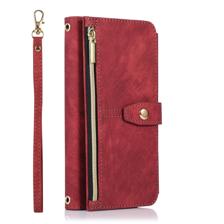 For Samsung Galaxy S10+ Dream 9-Card Wallet Zipper Bag Leather Phone Case