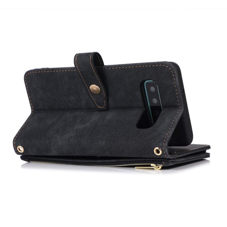 For Samsung Galaxy S10+ Dream 9-Card Wallet Zipper Bag Leather Phone Case