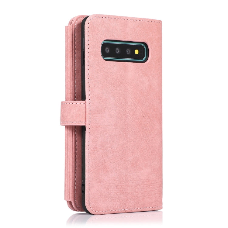 For Samsung Galaxy S10+ Dream 9-Card Wallet Zipper Bag Leather Phone Case