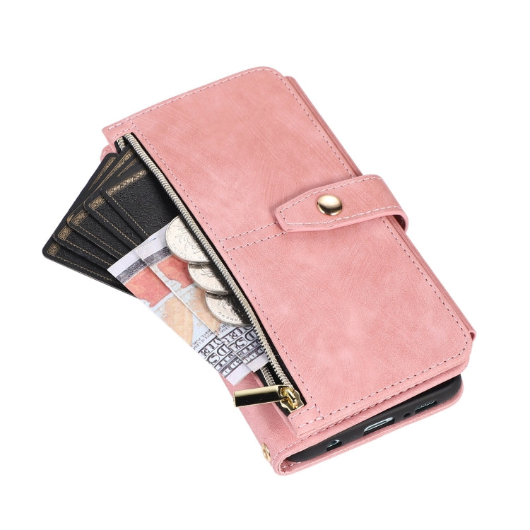 For Samsung Galaxy S10+ Dream 9-Card Wallet Zipper Bag Leather Phone Case