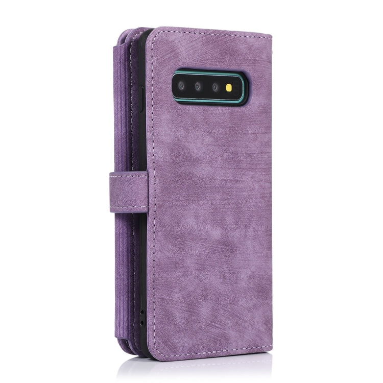 For Samsung Galaxy S10e Dream 9-Card Wallet Zipper Bag Leather Phone Case