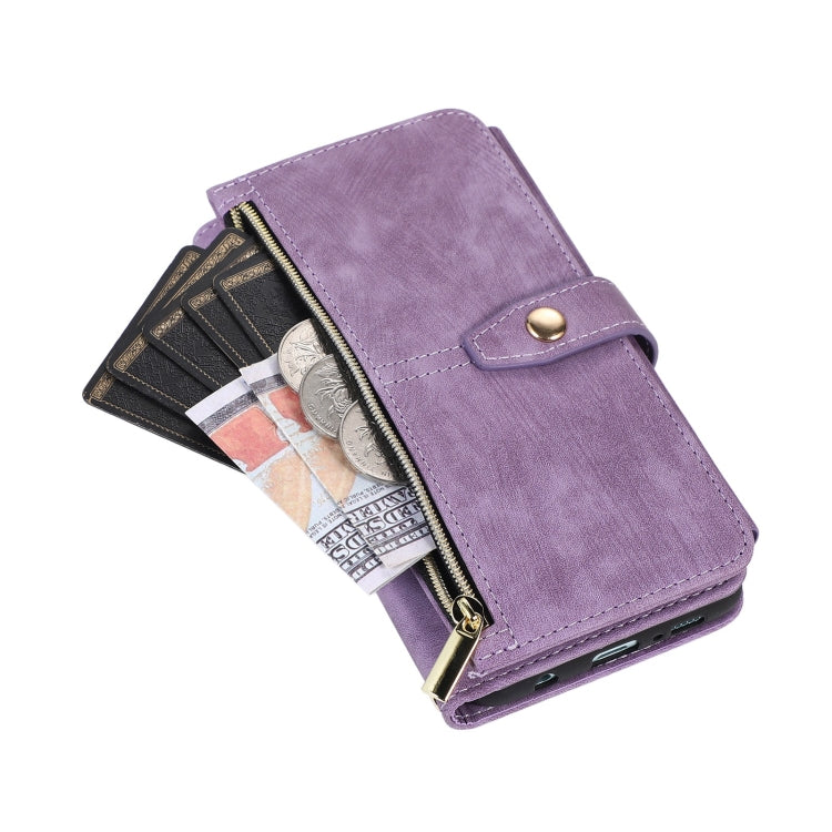 For Samsung Galaxy S10e Dream 9-Card Wallet Zipper Bag Leather Phone Case