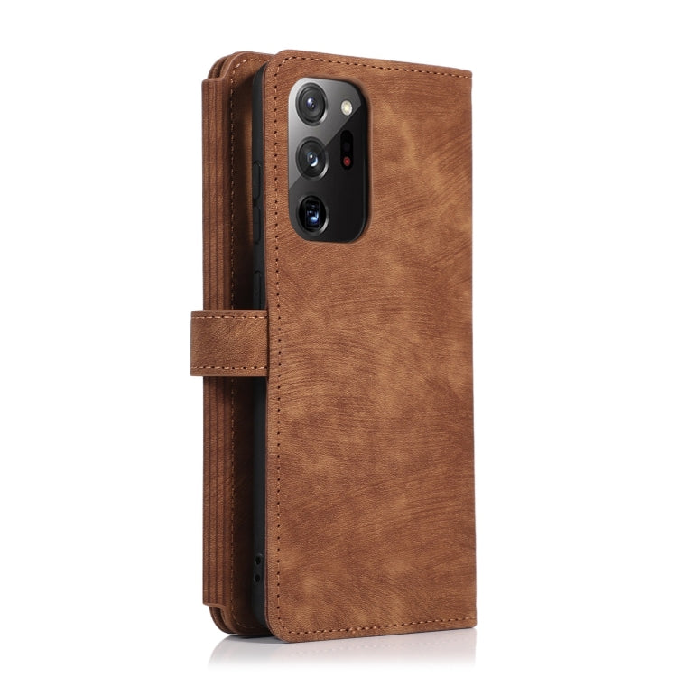 For Samsung Galaxy Note20 Dream 9-Card Wallet Zipper Bag Leather Phone Case