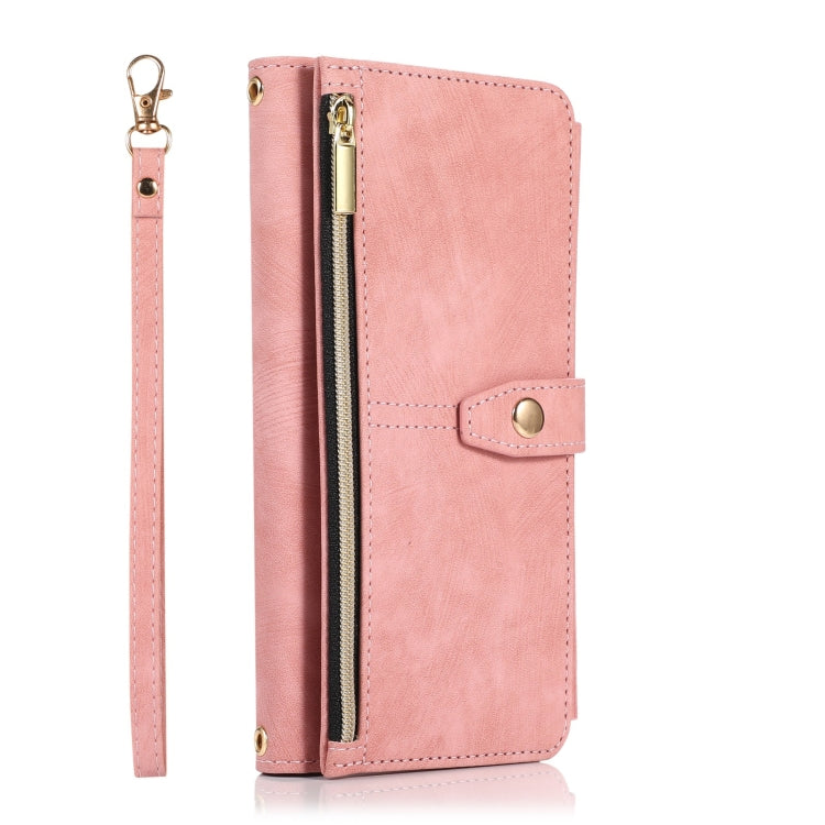 For Samsung Galaxy Note20 Dream 9-Card Wallet Zipper Bag Leather Phone Case