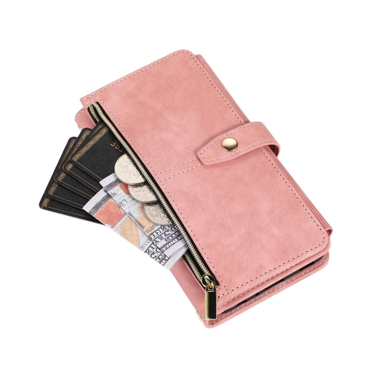For Samsung Galaxy Note20 Dream 9-Card Wallet Zipper Bag Leather Phone Case