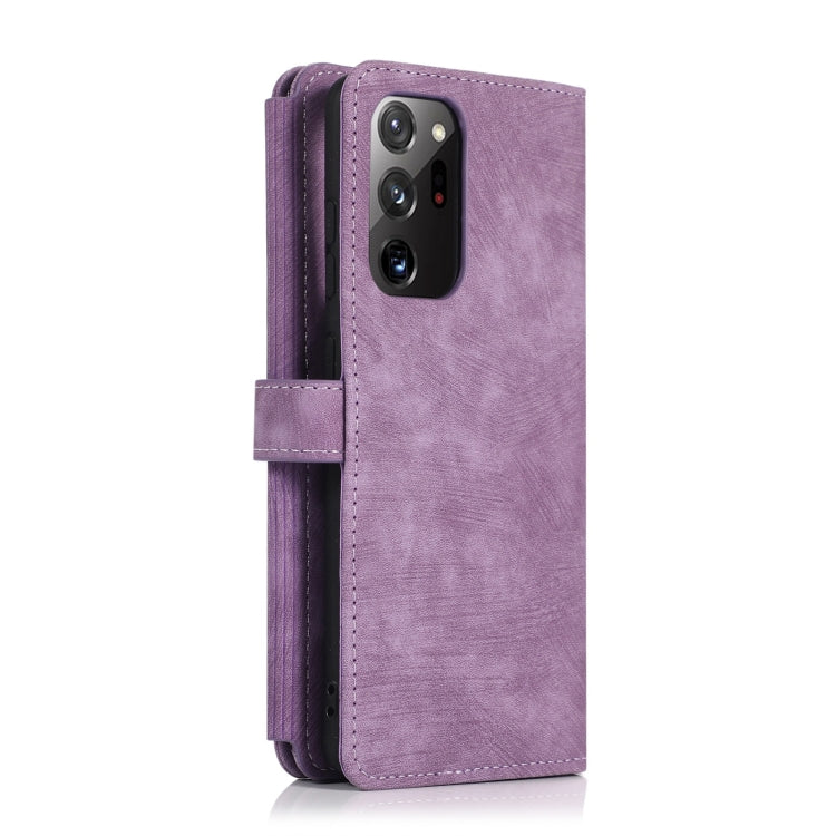 For Samsung Galaxy Note20 Dream 9-Card Wallet Zipper Bag Leather Phone Case
