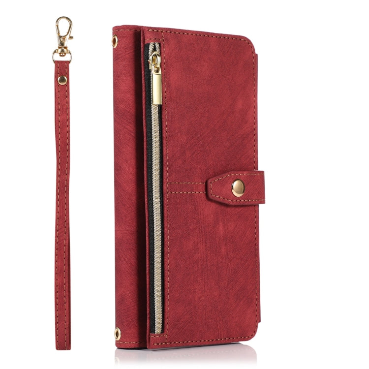 For Samsung Galaxy Note20 Ultra Dream 9-Card Wallet Zipper Bag Leather Phone Case